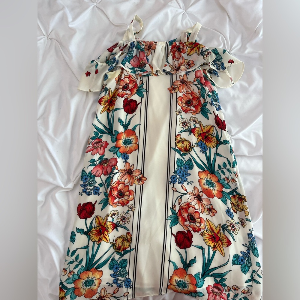 hawaiian print dress